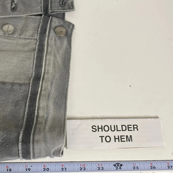 FRAME Nouveau Le Multi-tone Denim Jacket - Picture 7 of 7